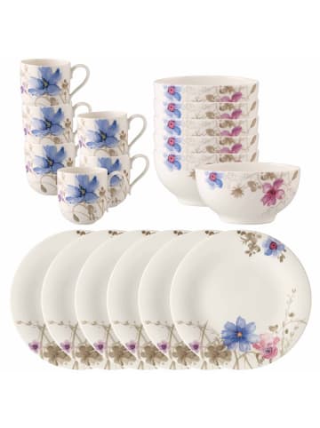 Villeroy & Boch 18er Set Frühstücks-Set Mariefleur Gris Basic bunt in bunt