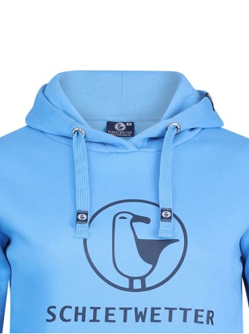 SCHIETWETTER Hoodie "Schietwetter" in jeans-navy