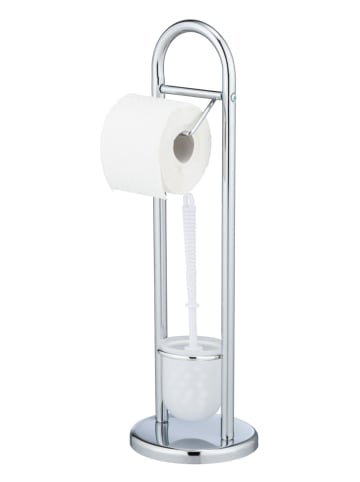 Wenko Stand WC-Garnitur Siena Chrom, Stand WC-Garnitur Mod. Siena Chrom in Glänzend
