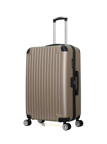 WAVE PARIS Großer Hartschalenkoffer TAGE in Beige (95L)