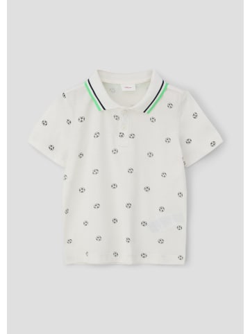 s.Oliver Polo-Shirt kurzarm in Creme