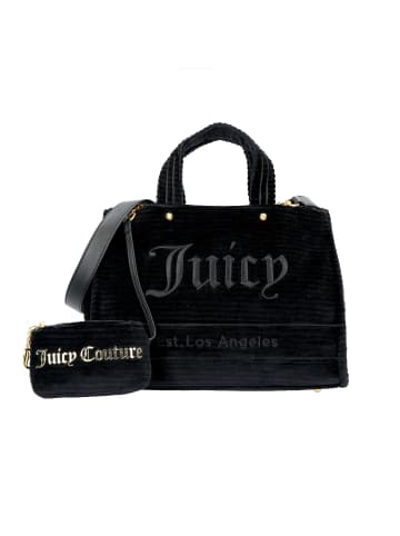 Juicy Couture Iris Velvet Stripes Handtasche 32 cm in black