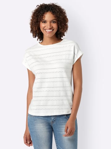 WITT WEIDEN Kurzarmshirt in wollweiß