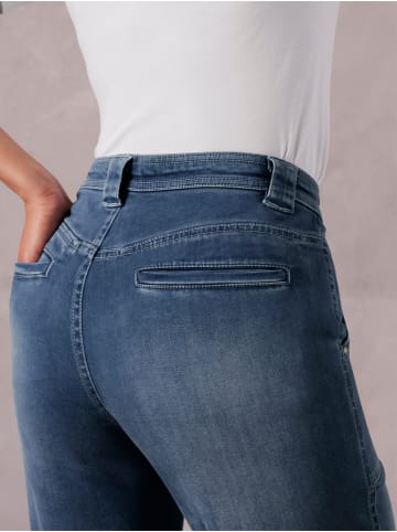 creation L Schlagjeans in blue-bleached