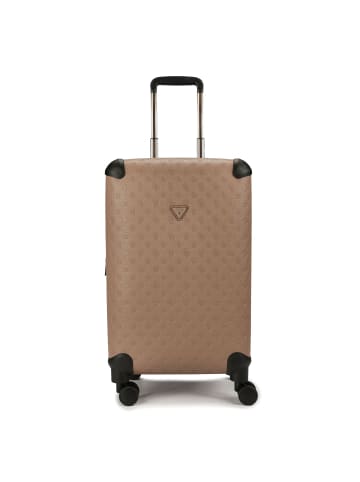 Guess Wilder 4 Rollen Trolley 64 cm mit Dehnfalte in dark oak