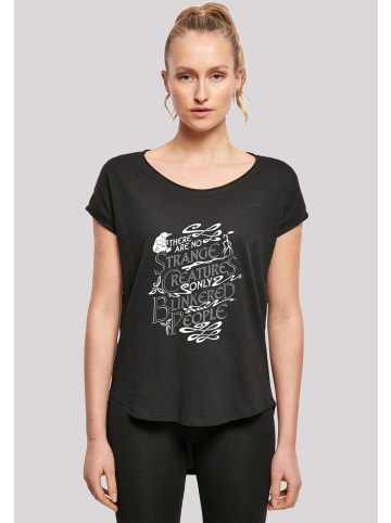 F4NT4STIC Long Cut T-Shirt Phantastische Tierwesen Strange Creatures in schwarz