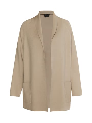 DreiMaster Damen Strickjacke in Steinbeige