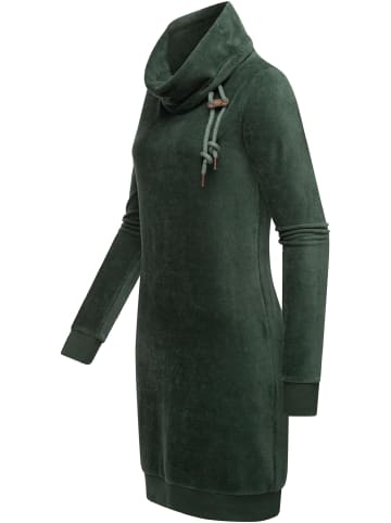 ragwear Sweatkleid Chloe Velvet in Pine Green23