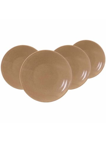 Ritzenhoff & Breker 4er Set Speiseteller Sahara ø 27,5 cm in Hellbraun