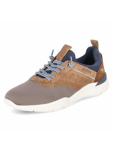 Mustang Schnürhalbschuh in taupe