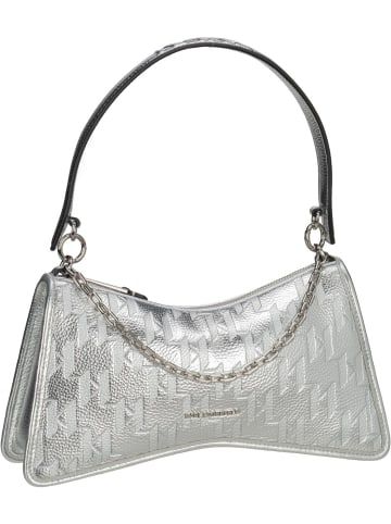 Karl Lagerfeld Abendtasche K/Seven Element SP Shoulderbag Metallic in Silver