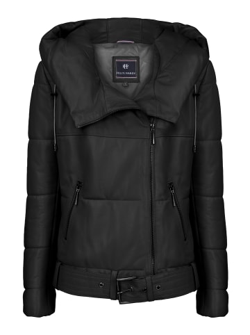 Felix Hardy Lederjacke in Schwarz
