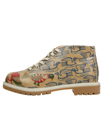 Dogo Shortcut Boots - Love Birds 42 in Beige