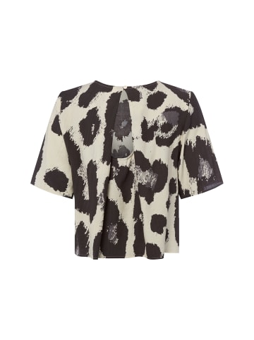 MOSS COPENHAGEN Shirt Karalie Jusia in beige schwarz