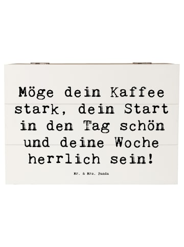 Mr. & Mrs. Panda Schatulle Spruch Selbstzweifel Überwinden mit S... in Weiß