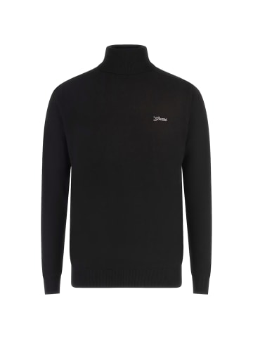 Guess Pullover 'Aaron LS TN Sweater' in schwarz