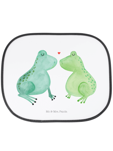 Mr. & Mrs. Panda Sonnenschutz Auto Frosch Liebe ohne Spruch in Weiß