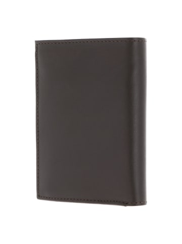oxmox Leather Geldbörse RFID Schutz Leder 13 cm braun-freedom lion