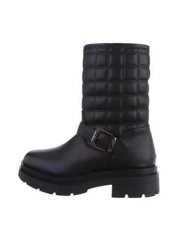 Ital-Design Stiefelette in Schwarz