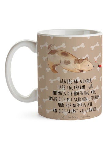 Mr. & Mrs. Panda Pott Hund Marienkäfer mit Spruch in Hundeglück