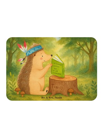 Mr. & Mrs. Panda Kühlschrankmagnet Igel Federschmuck Design ohne... in Weiß