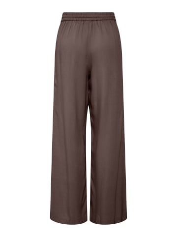 Pieces Hose mit weitem Bein in Coffee Quartz