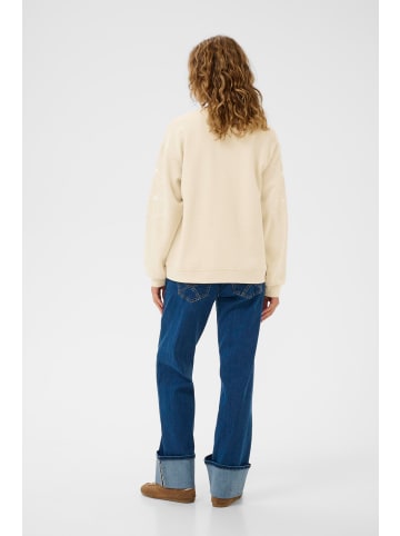 Cream Sweatshirt CRDaria Loose fit in Oatmeal