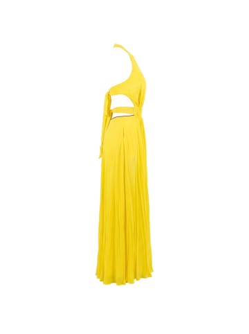 Trussardi Gelb Viskose Damen Kleid