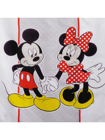 JACK 2 tlg. JACK Renforcé Disney Bettwäsche 135x200cm Mickey & Minnie Mouse in Grau
