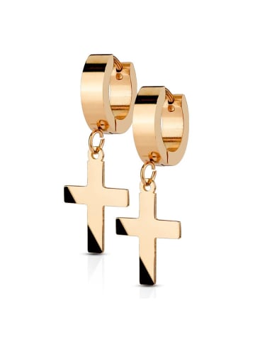 Bungsa Ohrstecker in Rosegold