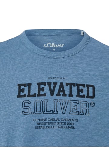 s.Oliver Shirt in blau marine - 0003