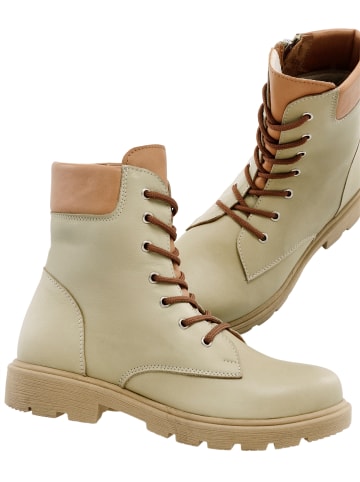 Andrea Conti Schnürstiefelette in avocado