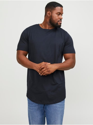 JACK & JONES PLUS T-shirt in Navy Blazer