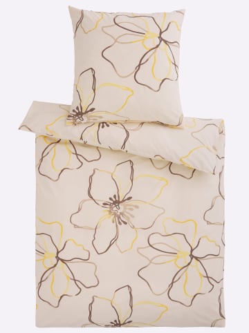 Heine Bettwäsche in champagner-beige-bedruckt