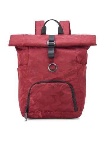 Delsey Citypak Rucksack 45 cm Laptopfach in rouge camouflage