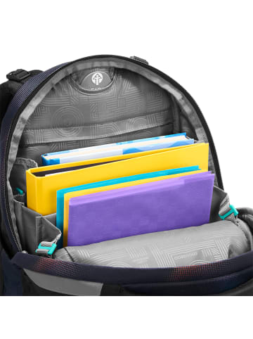 Coocazoo Schulrucksack MATE "Rainbow Illusion" in Schwarz