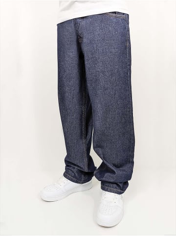 DADA Baggy Jeans Loose Fit mit gestickter Gesäßtasche in Blau