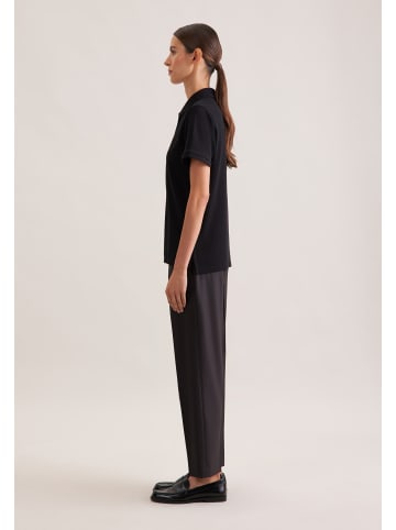 Seidensticker Polo Regular in Schwarz