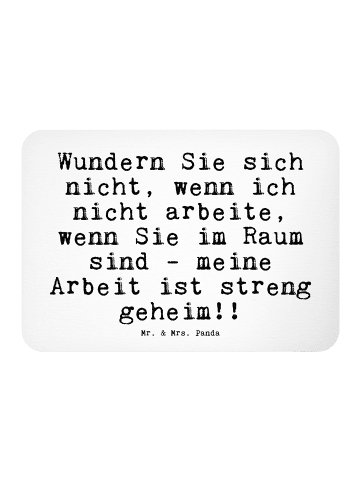 Mr. & Mrs. Panda Magnet Wundern Sie sich nicht,... mit Spruch in Weiß