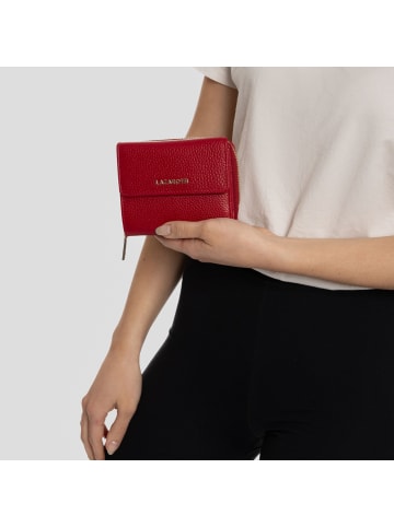 Lazarotti Bologna Leather Zip-Around Geldbörse Leder 12 cm in red