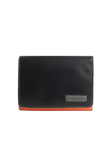 7CLOUDS RFID-Geldbörse Melen 7.1 in black-orange