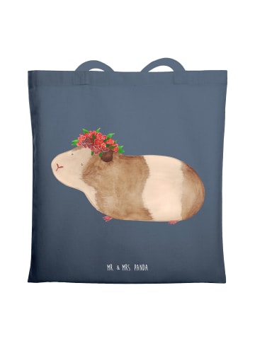 Mr. & Mrs. Panda Baumwolltasche Meerschweinchen Weisheit ohne Sp... in Indigo Blue