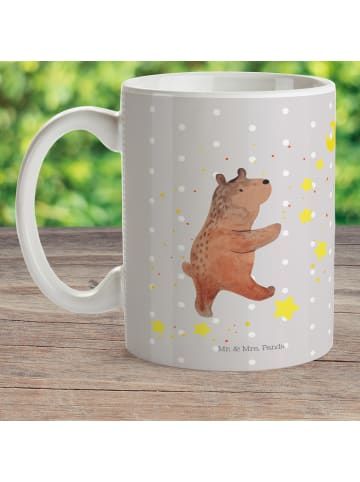 Mr. & Mrs. Panda Kindertasse Bär Träume ohne Spruch in Grau Pastell