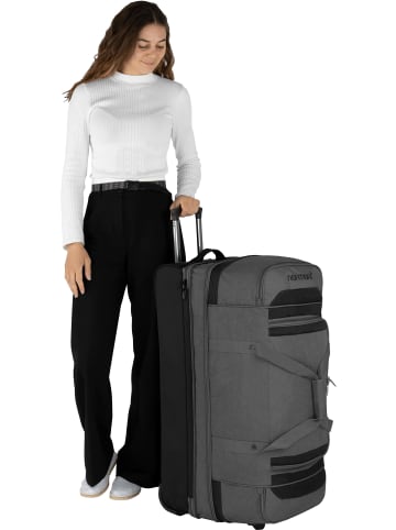 normani Reisetrolley 120-150 L Gigaro in Grau/Schwarz