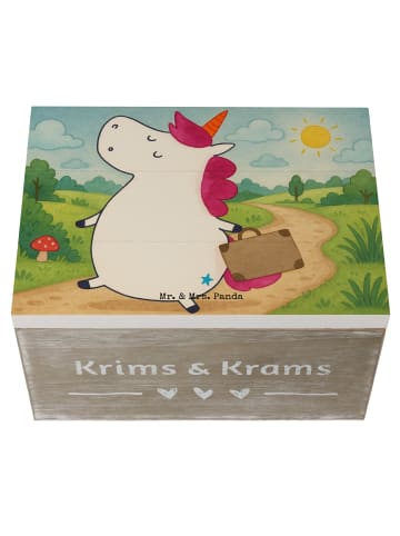 Mr. & Mrs. Panda Box Einhorn Koffer Design ohne Spruch in Weiß