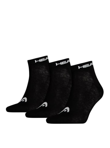 HEAD Socken 3er Pack in Schwarz