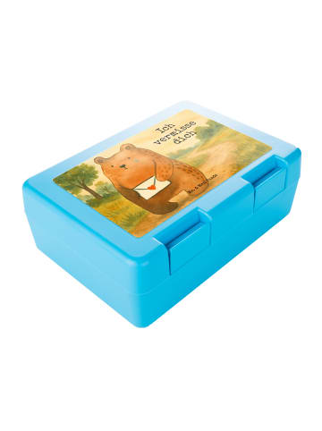 Mr. & Mrs. Panda Snackbox Bär Vermissen Design mit Spruch in Weiß