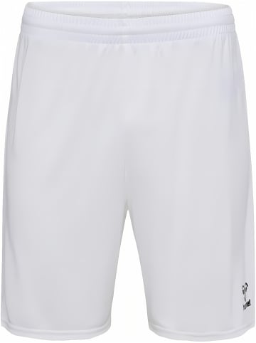 Hummel Sportshorts "Hmlessential Shorts" in Weiß