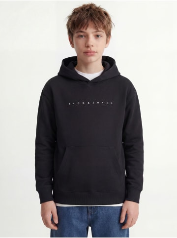 JACK & JONES Junior Kapuzenpullover in Black