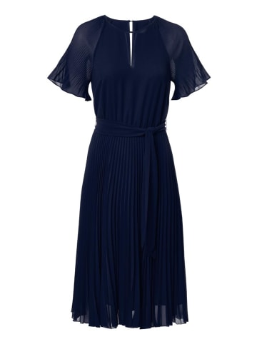 Mart Visser Haily Plisseekleid Marineblau